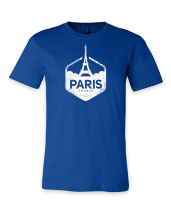 Paris Badge Collection T-shirt in True Royal