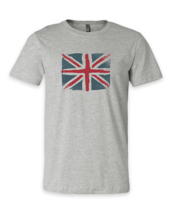 Union Jack T-shirt in Athletic Heather